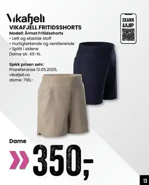 Sport Outlet VIKAFJELL FRITIDSSHORTS tilbud