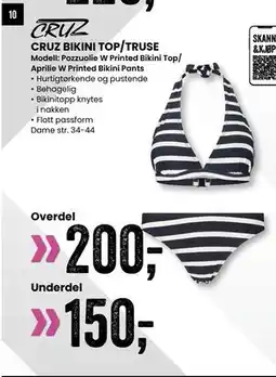 Sport Outlet CRUZ BIKINI TOP/TRUSE tilbud