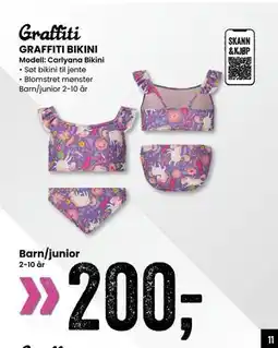Sport Outlet GRAFFITI BIKINI tilbud