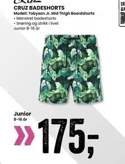 Sport Outlet CRUZ BADESHORTS tilbud