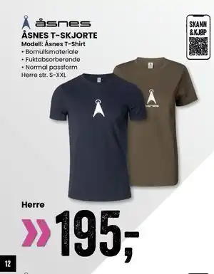 Sport Outlet ÅSNES T-SKJORTE tilbud