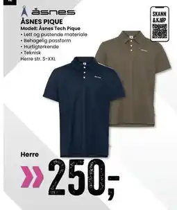Sport Outlet ÅSNES PIQUE tilbud