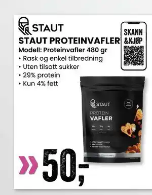 Sport Outlet STAUT PROTEINVAFLER tilbud