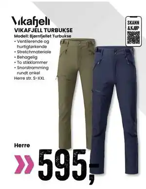 Sport Outlet VIKAFJELL TURBUKSE tilbud