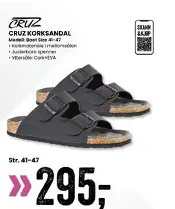 Sport Outlet CRUZ KORKSANDAL tilbud
