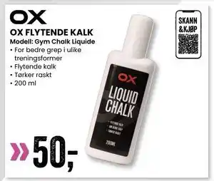 Sport Outlet OX FLYTENDE KALK tilbud