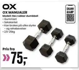 Sport Outlet OX MANUALER tilbud