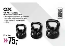 Sport Outlet OX KETTLEBELL tilbud