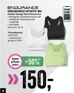 Sport Outlet ENDURANCE SPORTS-BH tilbud