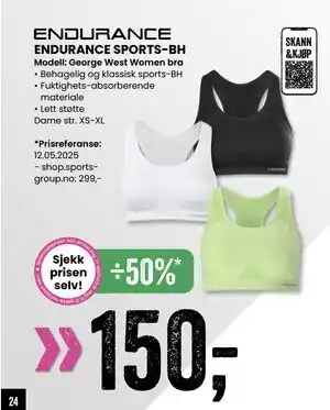 Sport Outlet ENDURANCE SPORTS-BH tilbud