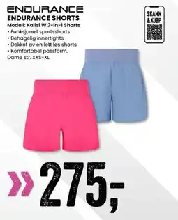 Sport Outlet ENDURANCE SHORTS tilbud