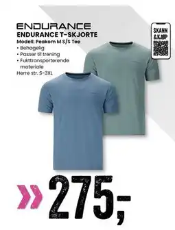 Sport Outlet ENDURANCE T-SKJORTE tilbud