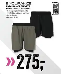 Sport Outlet ENDURANCE SHORTS tilbud