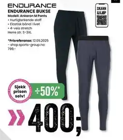 Sport Outlet ENDURANCE BUKSE tilbud