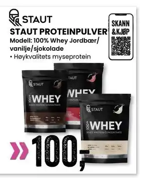 Sport Outlet STAUT PROTEINPULVER tilbud
