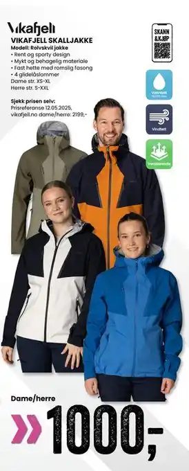 Sport Outlet VIKAFJELL SKALLJAKKE tilbud