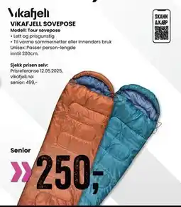 Sport Outlet VIKAFJELL SOVEPOSE tilbud