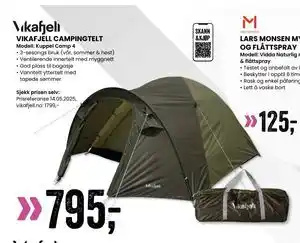Sport Outlet VIKAFJELL CAMPINGTELT tilbud