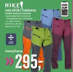 Sport Outlet HIKE SPORT TURBUKSE tilbud