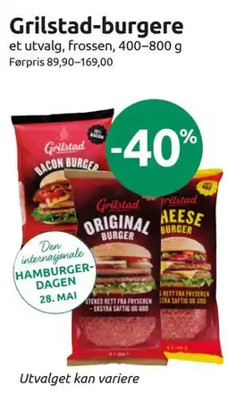Joker Grilstad-burgere tilbud