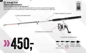 Sport Outlet KINETIC BÅTFISKESETT tilbud