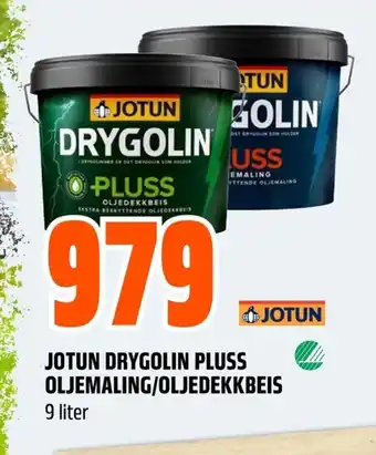 Coop Obs JOTUN DRYGOLIN PLUSS OLJEMALING/OLJEDEKKBEIS tilbud