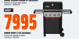 Coop Obs WEBER SPIRIT E-425 GASSGRILL Leveres med regulator og slange tilbud