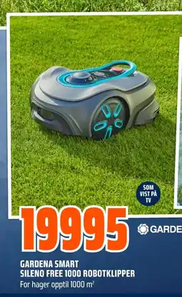 Coop Obs GARDENA SMART SILENO FREE 1000 ROBOTKLIPPER tilbud