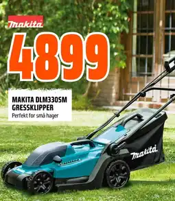 Coop Obs MAKITA DLM330SM GRESSKLIPPER Perfekt for små hager tilbud