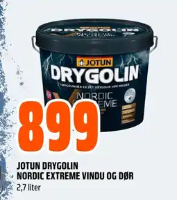 Coop Obs JOTUN DRYGOLIN NORDIC EXTREME VINDU OG DØR tilbud