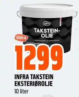 Coop Obs INFRA TAKSTEIN EKSTERIØROLJE 10 liter tilbud