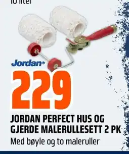 Coop Obs JORDAN PERFECT HUS OG GJERDE MALERULLESETT 2 PK tilbud