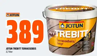 Coop Obs JOTUN TREBITT TERRASSEBEIS 2,7 liter tilbud