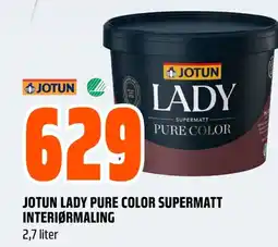 Coop Obs JOTUN LADY PURE COLOR SUPERMATT tilbud