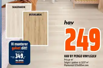Coop Obs HAV BY PERGO VINYLGULV tilbud