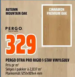 Coop Obs PERGO OTRA PRO RIGID 1-STAV VINYLGULV tilbud