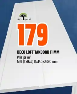 Coop Obs DECO LOFT TAKBORD 11 MM tilbud