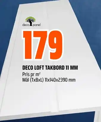 Coop Obs DECO LOFT TAKBORD 11 MM tilbud