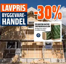 Coop Obs PÅ HUNTON NATIVO TREFIBERISOLASJON Utvalget kan variere tilbud