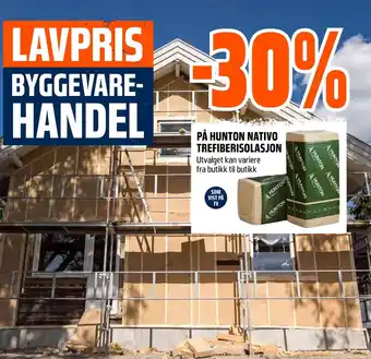 Coop Obs PÅ HUNTON NATIVO TREFIBERISOLASJON Utvalget kan variere tilbud