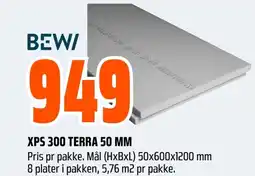 Coop Obs XPS 300 TERRA 50 MM tilbud