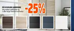 Coop Obs PÅ FLEXISLIDE GARDEROBE tilbud