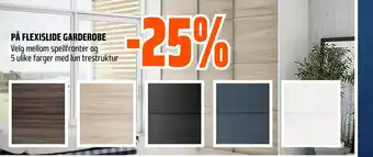 Coop Obs PÅ FLEXISLIDE GARDEROBE tilbud
