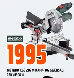 Coop Obs METABO KGS 216 M KAPP- OG GJÆRSAG tilbud