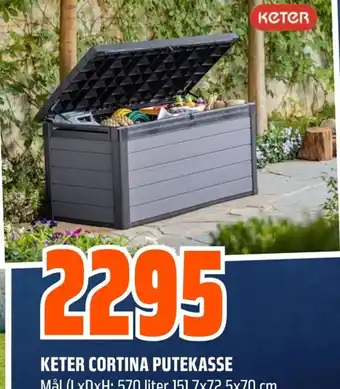 Coop Obs KETER CORTINA PUTEKASSE tilbud