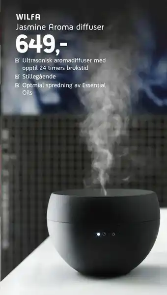 Wilfa Jasmine Aroma diffuser