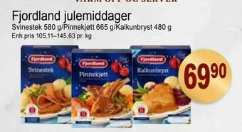 Joker Fjordland julemiddager tilbud