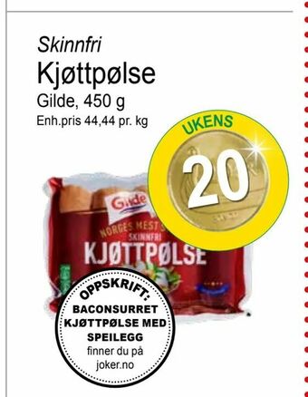 Joker Kjøttpølse tilbud