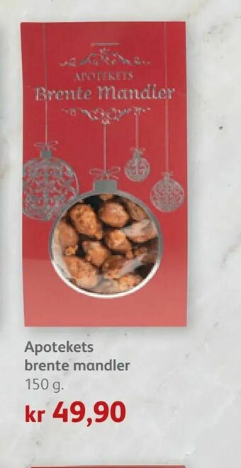 Vitusapotek Apotekets brente mandler tilbud