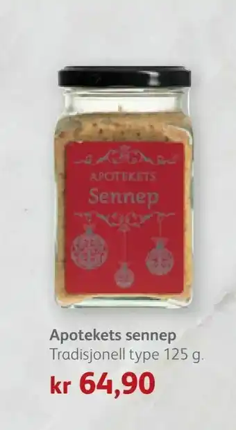 Vitusapotek Apotekets sennep tilbud